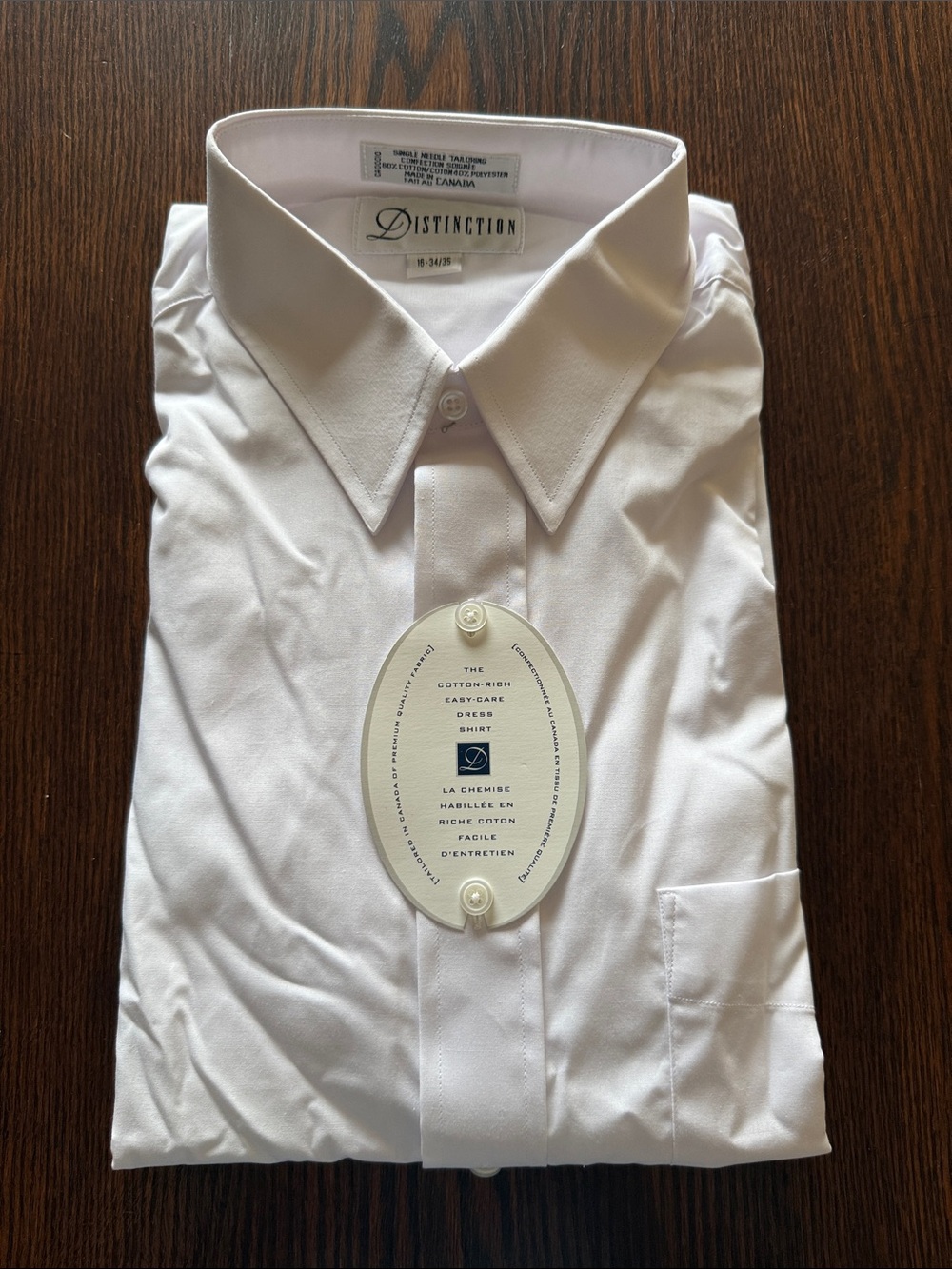 Men's White Dress Shirt